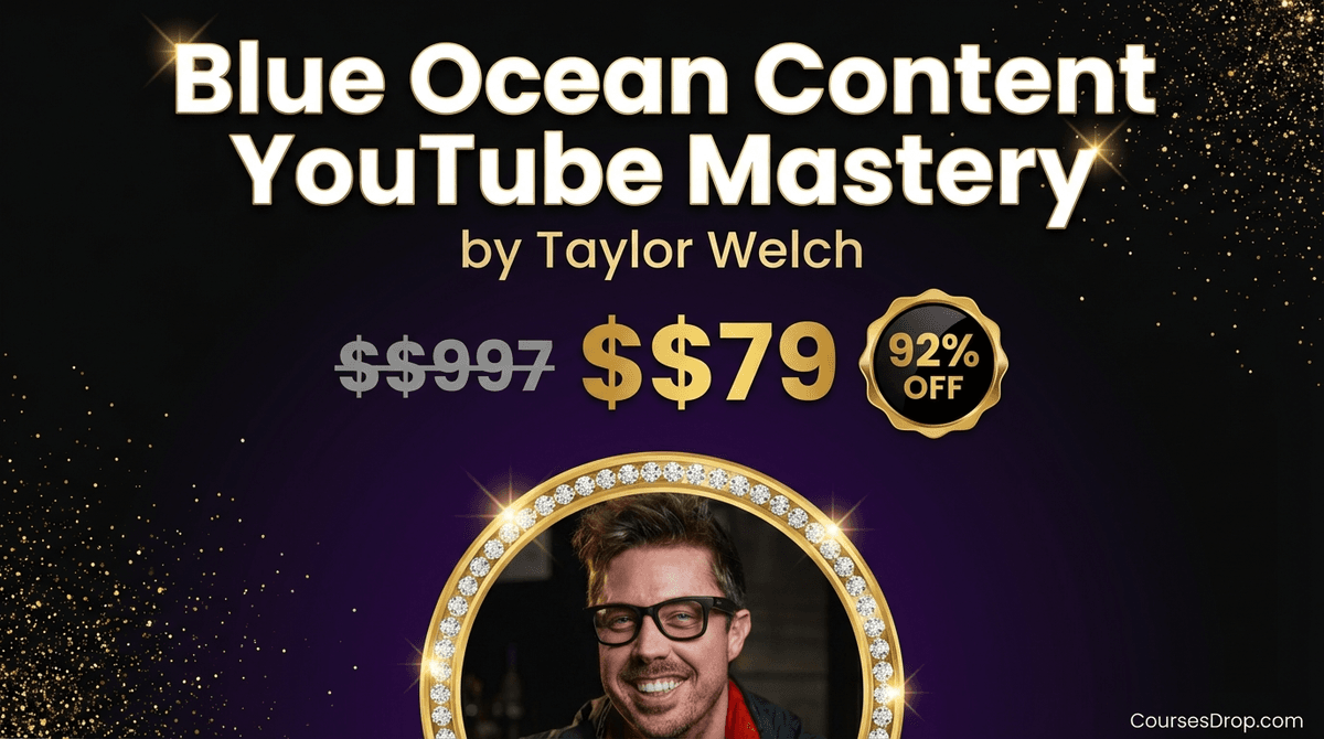 Blue Ocean Content YouTube Mastery course image