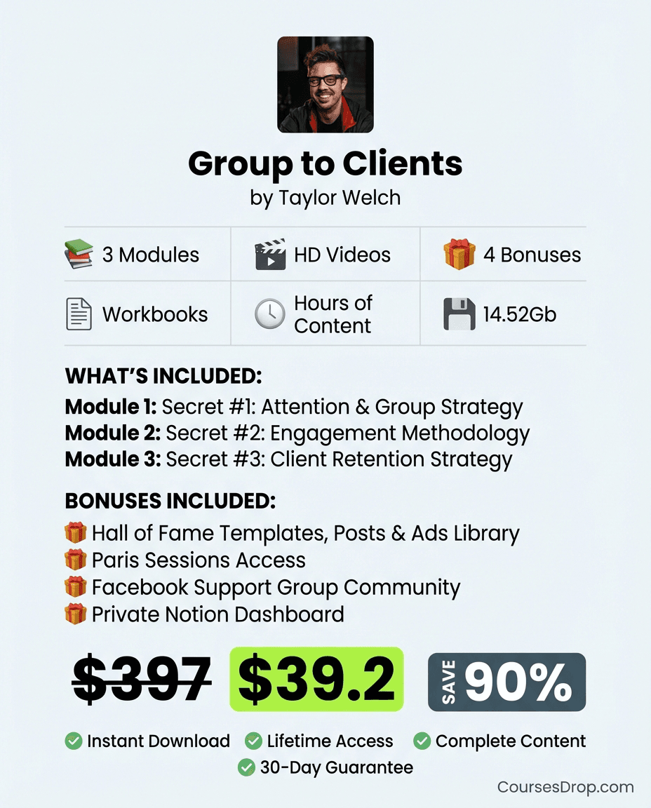 Group to Clients infographic